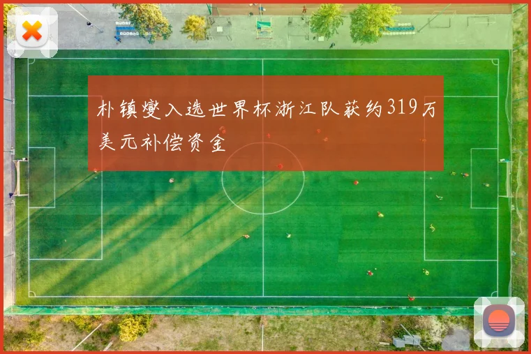 朴镇燮入选世界杯浙江队获约319万美元补偿资金